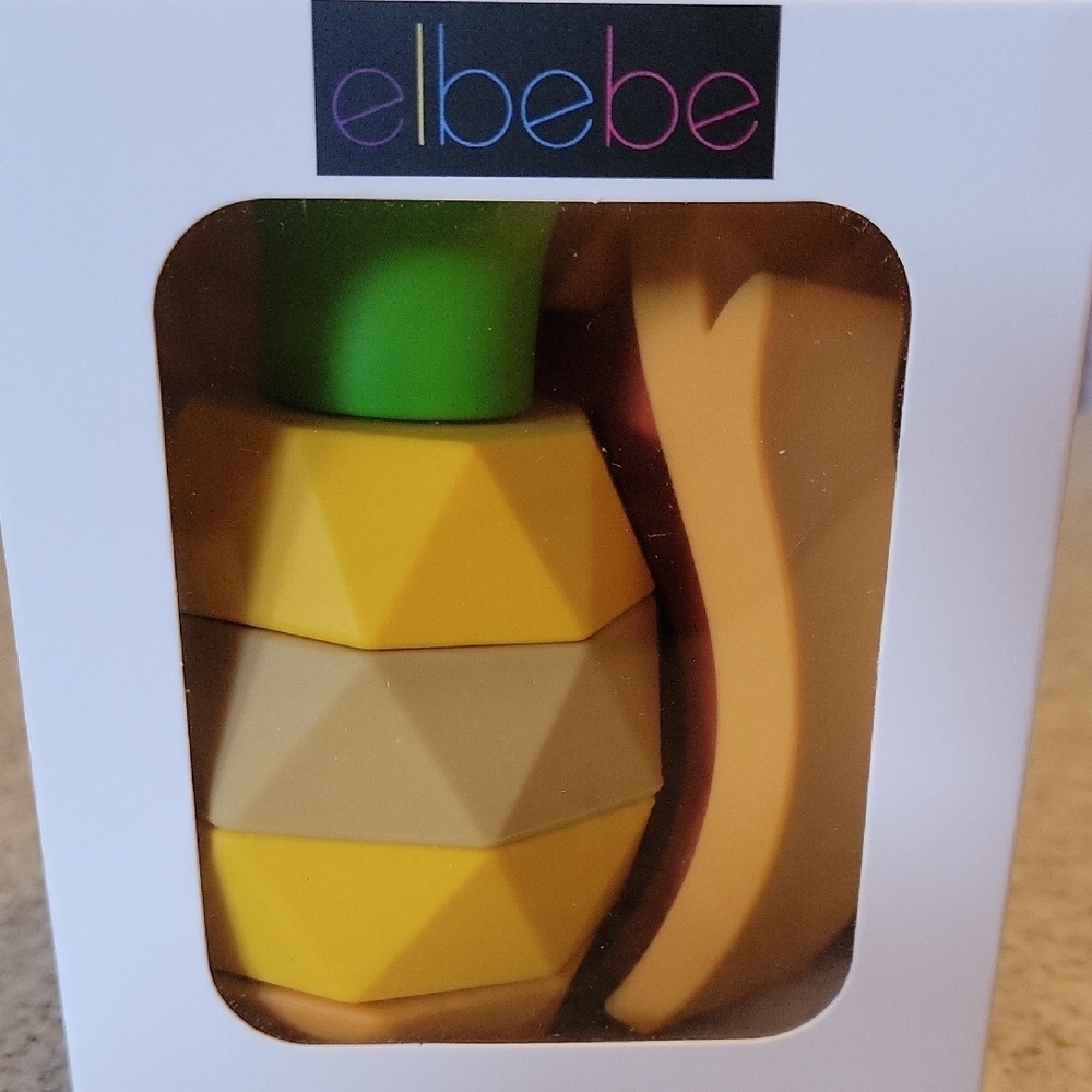 Elbebe Baby Stackable Pineapple and Fire Stacker Toy